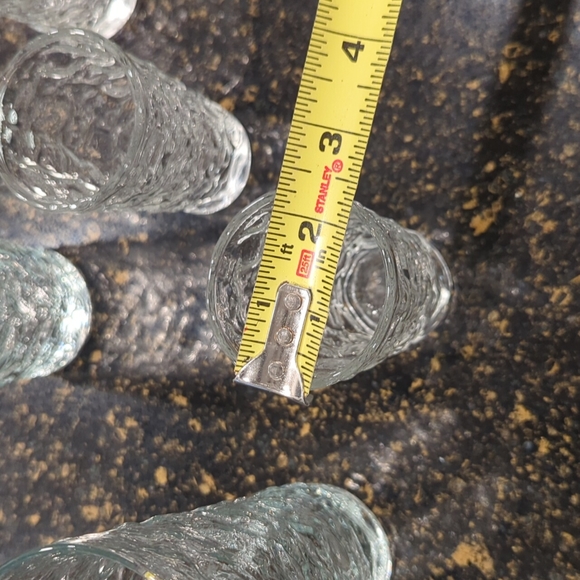 Textured glasses set of 8 - Picture 4 of 10